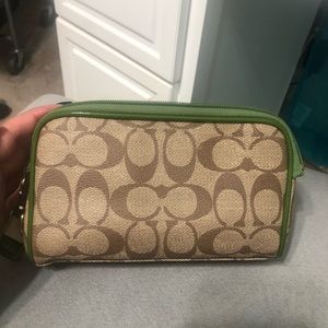 Coach makeup bag